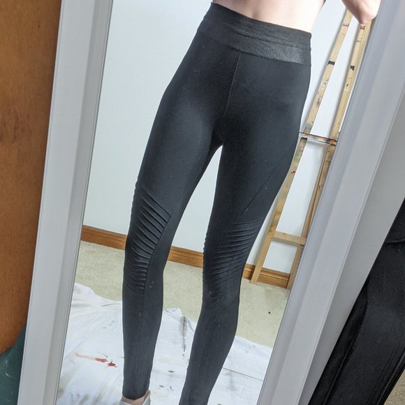 Zara Basics Collection Moto Leggings - Picture 4 of 6
